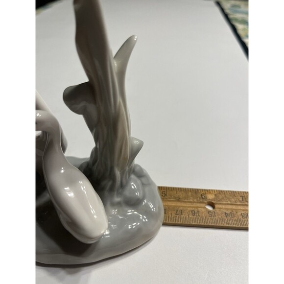 NAO by Lladro Three Geese Ducks In Pond Retired Made in Spain Gloss Finish - Picture 7 of 13